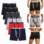 2 4 6 12 Pack Men Cotton Boxer Briefs Assorted Colors Underwear Stretch Trunks