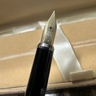 Vtg Cross 1 20th  10k Gold Filled Fountain Pen 14k Gold Fine Nib 585 Engraved