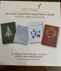 Handcrafted Christmas Cards Boxed New Papyrus