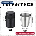 Stainless Steel Shot Glasses  8 Pcs 30ml  1oz  Metal Shot Glass Portable Reus   