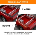 Bed Rail Caps 6 6  For Chevy Silverado 2007 2008 2009 2010 2011 2012 2013 Black