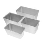 Set Of 4 Aluminum Bread Baking Molds L7  L12  L12a  L11 Durable Bakeware