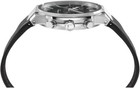 Ferragamo Chronograph Sfme00121 Quartz Men s Watch Black Strap   Steel Dial 42mm