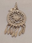 Extremely Rare Ancient Viking Amulet Silver Color Artifact Authentic Pendant