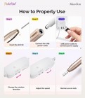 Electric Toe Nail Grinder Drill For Thick Toenails Set Manicure Pedicure Tools