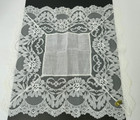 Vintage Wedding Handkerchief Linen 4  Cotton Lace