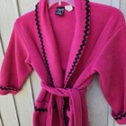 Vtg 1996 American Girl Gear Polar Wear Robe Medium Pink Rickrack Pleasant Co