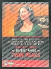 2019 Twin Peaks Autograph Ashley Judd As Beverly Paige Auto