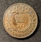 1888 Newfoundland 1 Cent  Nice Coin  Better Date  Enn Coins
