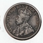 1913 Canada - Kgv Half Dollar - Silver Coin      Nice Patina