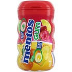 Mentos Mixed Fruit Sugar Free Gum  50 Piece  4 Per Box  6 Per Case