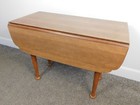 Vintage Tell City Queen Anne Drop Side Sofa Console Ext Table Dining Game Child