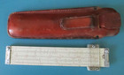 Pickett   Eckel N600-t Log Log All Metal Speed 6  Slide Rule   Leather Case