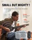 Donner Hush-i Electric Acoustic Guitar Headless Silent Pratice Portable Travel