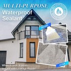 Liquid Waterproof Sealant Clear - 5 Gallon  Water-based Waterproof Coating