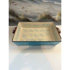 Temp-tations Floral Lace Blue 13x9 Rectangular Baker 4qt Ceramic Casserole Dish