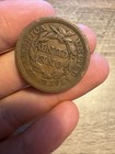1853 1c Braided Hair Large Cent - Raw - Great Detail   Nice Looking Coin 7