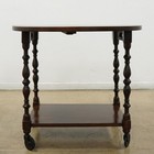 Antique American Drop-leaf Gateleg Tea Cart Table