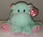 Ty Pluffies Tubby The Hippo Hippopotamus  9 Inch  Mwmts Plush Stuffed Animal Toy