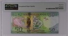 Solomon Islands 50 Dollars Nd 2013  P35a  Unc   Pmg Superb Gem67epq Replacement