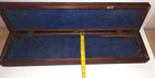 Vintage Civil War Era   Storage Presentation Wooden Box - 25  X 6  X 3 