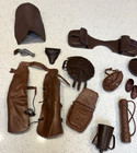 Lot 17 Vintage Marx Chief Cherokee Geronimo Johnny West Indian Access  Brown