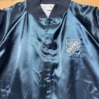 Vintage 80s The Home Depot Embroidered Satin Bomber Jacket Usa Made - Size Large