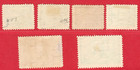 1938 Latvia Lot Of 6 Stamps Used 9610