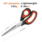 Premium Tailor Scissors Heavy Duty Multipurpose Titanium Professional Industrial