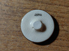 Antique Satsuma Button - Golden Pheasant Or Phoenix - Hand Painted Gold 1   1 8 