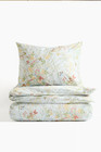 Nwt H m Patterned Cotton Duvet Cover Set