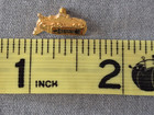 Vintage Ringsby Truck Lines Lapel Pin     Usa Map Service Award     1 10 10k Gold