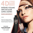 4d Silk Fiber Lash Mascara  Waterproof Long Lasting Mascara Black Volume And Len