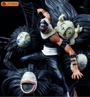 Anime Ninja Shippuden Akatsuki Kakuzu Black Demon Heart Figure Statue Toy Gift
