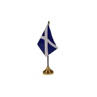 Scotland Table Desk Flag St Andrews Navy  10 X 15 Cm National Country Hand