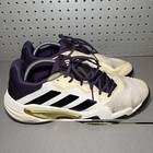 Adidas Barricade 13 Tennis Court Shoes Mens Us 10 5 White Purple Sneakers Jr1499