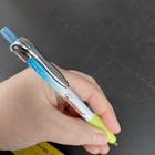 Symbicort Ballpoint Pen Blue Ink Chrome Trim Green Grip Promo Click Top