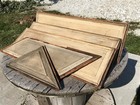 5 Wooden Door Panels  Cupboard Furniture Architectural Salvage  Art Crafts A60 