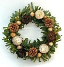 1 12 Vintage Artisan Christmas Wreath Dollhouse Miniature Decoration