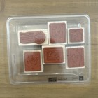 Stampin  Up Santa Post 2005 Set Of 6 Wood Mounted Rubber Stamps Christmas