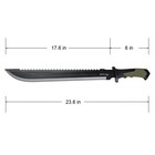 Elk Ridge Full Tang Machete W nylon Fiber Handle   Reinforced Nylon Fiber Sheath