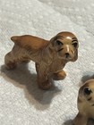 A Set Of Three Hagen Renaker Ceramic Cocker Spaniel Figurines  Dad Mom   Baby