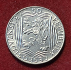 Czechoslovakia 50 Korun 1949 Silver Coin Stalin Km 28 T7021