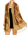  Fashion Outlined Paisley Pashmina Scarf Shawl Wrap 24 Colors 