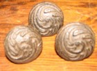 12 Cast Iron Antique Victorian Style Round Drawer Pull  Barn Handle Door Handles