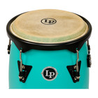 Latin Percussion 10  11  Discovery Ii Conga Set W  Aluminum Stand - Sea Foam