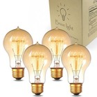 Edison Bulb A19  Vintage Incandescent Light Bulbs - 60 Watt  Dimmable 2700k