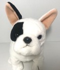 Toys R Us Animal Alley 2016 French Bulldog Plush Black   White 10 5 