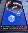 Poster 1982 Albuquerque Intl Balloon Fiesta Signed Serigraph Unframed Vintage