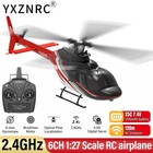 Yuxiang F08 Bell 206 Rc Helicopter 1 27 2 4g 6ch Brushless 6-axis Optical Flow